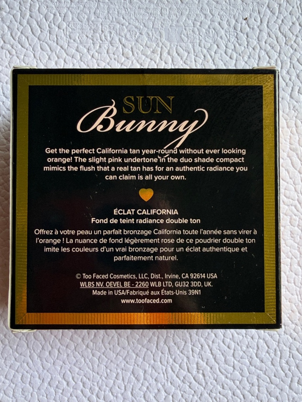 Too Faced Sun Bunny Radiant Bronzer - Bronze & Gold Packaging - Picture 7 of 11